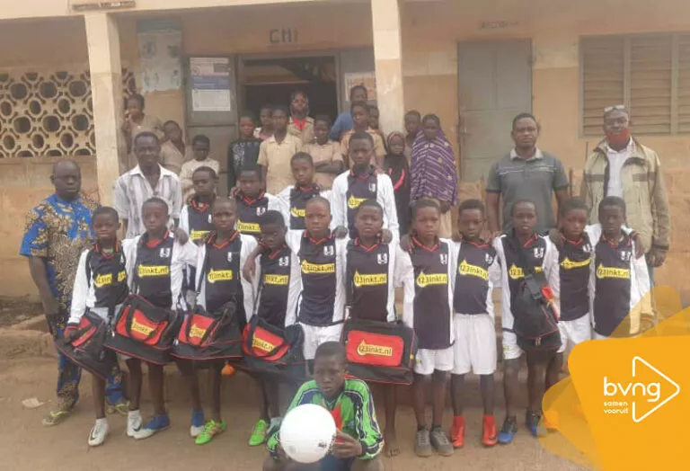 Project Wahabou: Sportkleding aangekomen in Benin