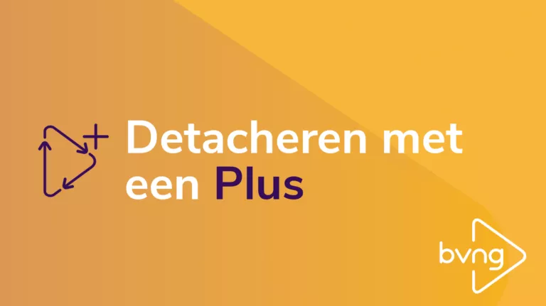 Detacheren met een Plus